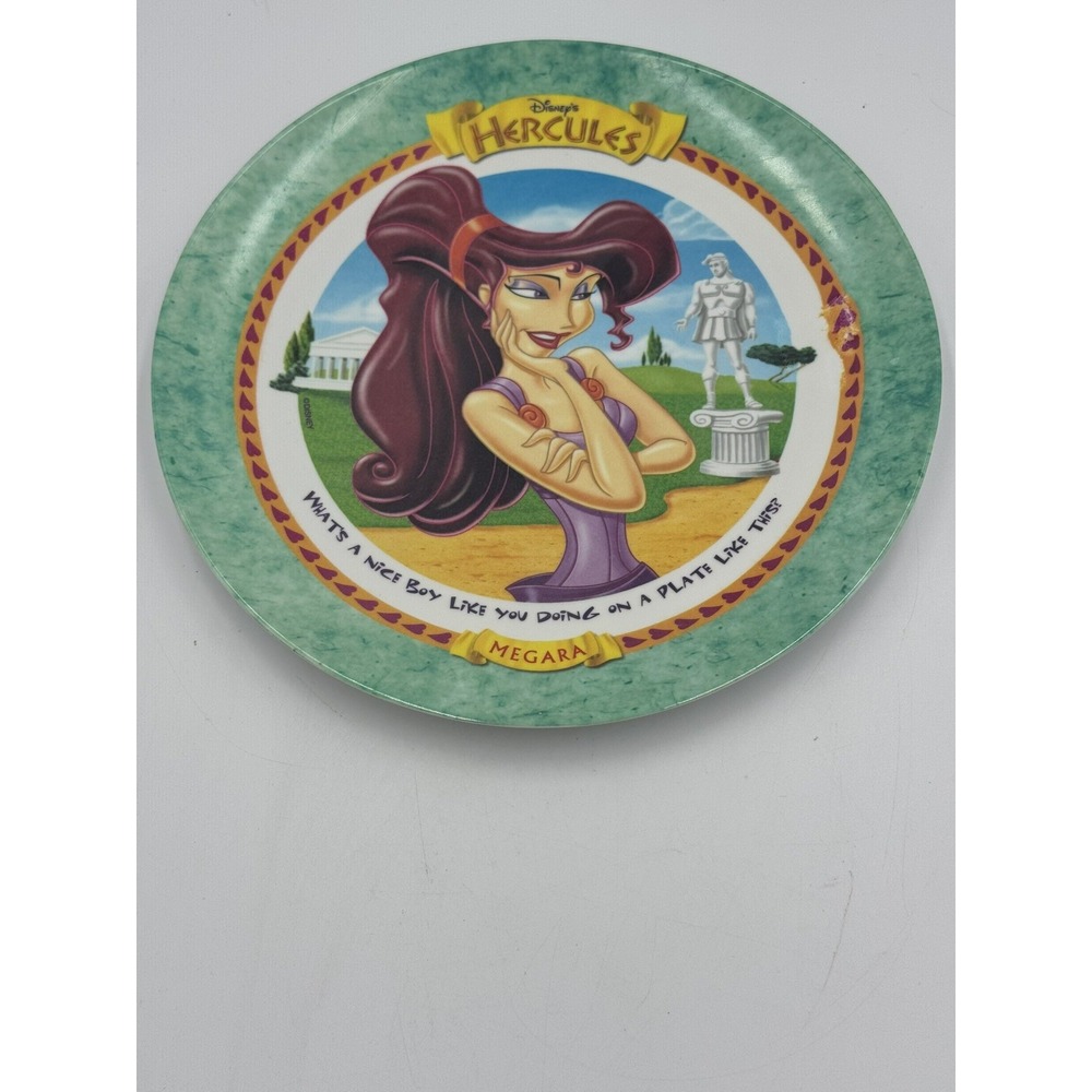 McDonald's Disney 1997 Hercules Megara 9.5" Melamine Dinner Plate